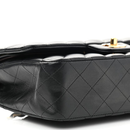 Chanel Lambskin Quilted Medium Double Flap Black 5 of 8
