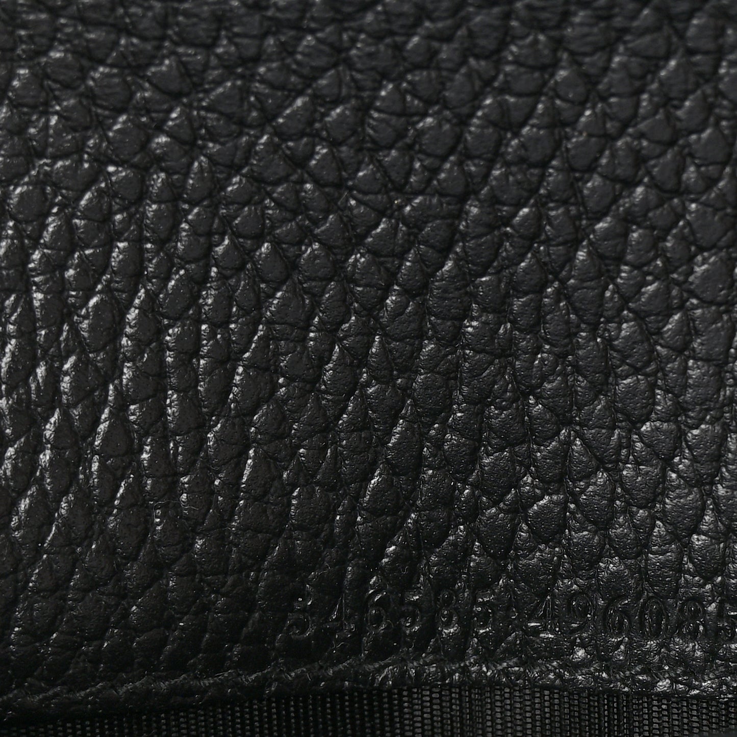 Dollar Calfskin GG Supreme Monogram Petite GG Marmont Wallet Chain Bag Black Beige Ebony