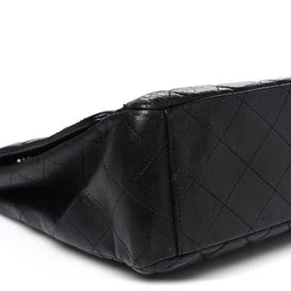 Chanel Lambskin Quilted Maxi Double Flap Black 9 of 11
