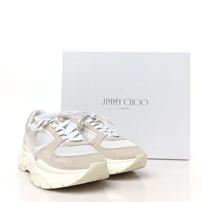 Jimmy Choo Neoprene Women LandonLow Top Sneakers 39 Grey White 8 of 8