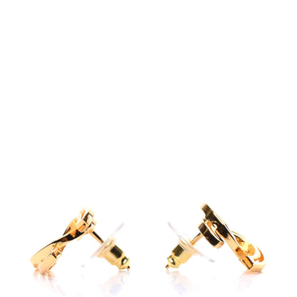Chanel Metal Obazine CC Earrings Gold 3 of 5