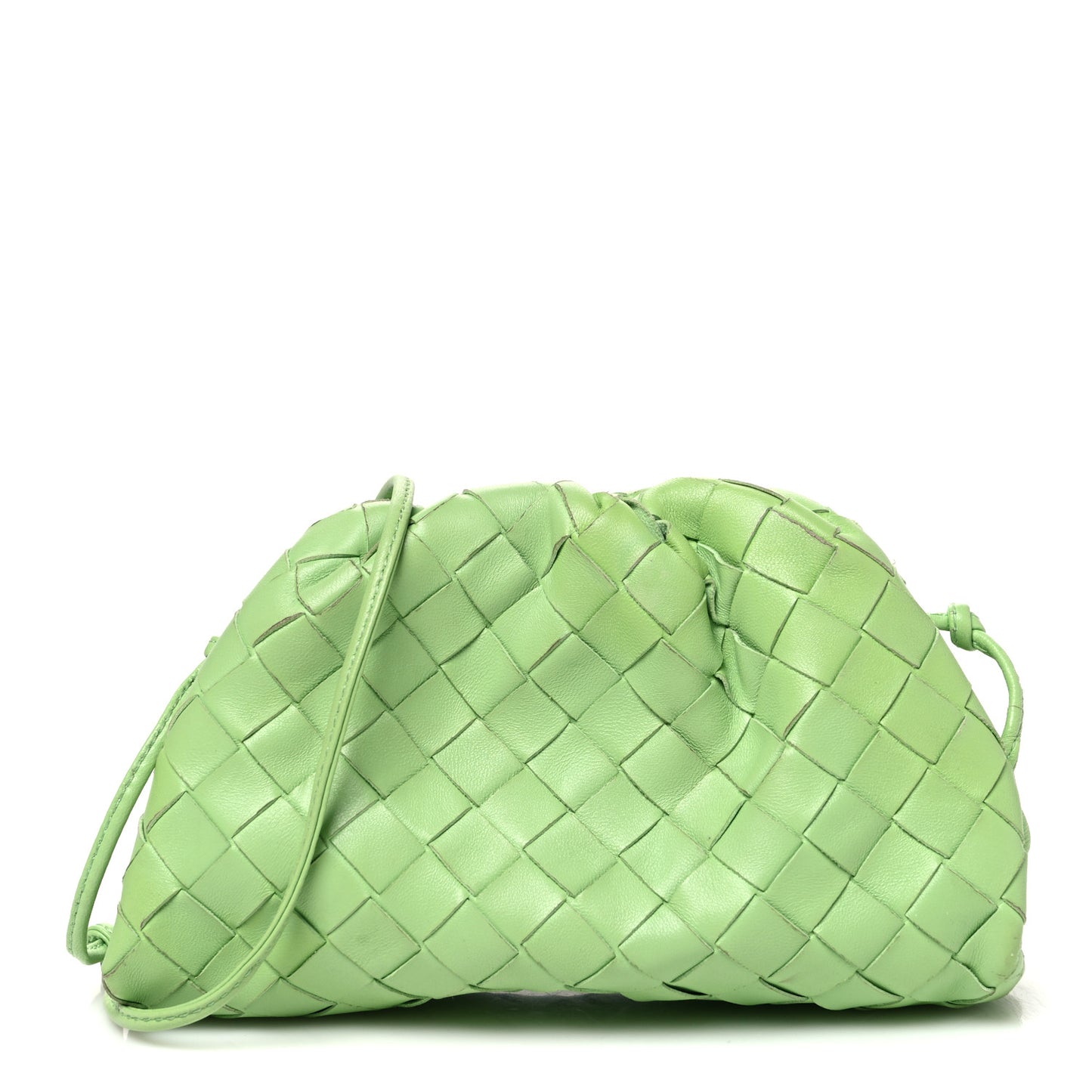 Nappa Intrecciato The Mini Pouch Pistachio