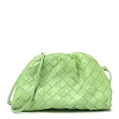 Bottega Veneta Nappa Intrecciato The Mini Pouch Pistachio 1 of 12