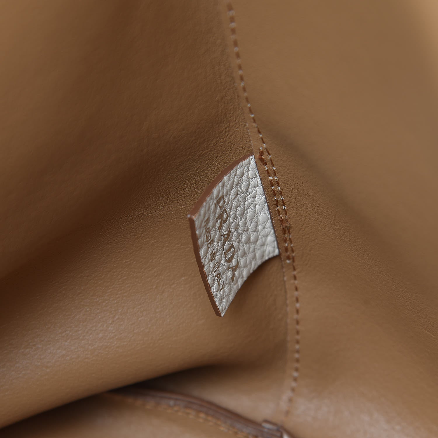 Prada Vitello Daino Shopping Tote Talco 7 of 12