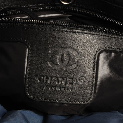 Chanel Nylon Coco Cocoon Small Tote Blue 6 of 7