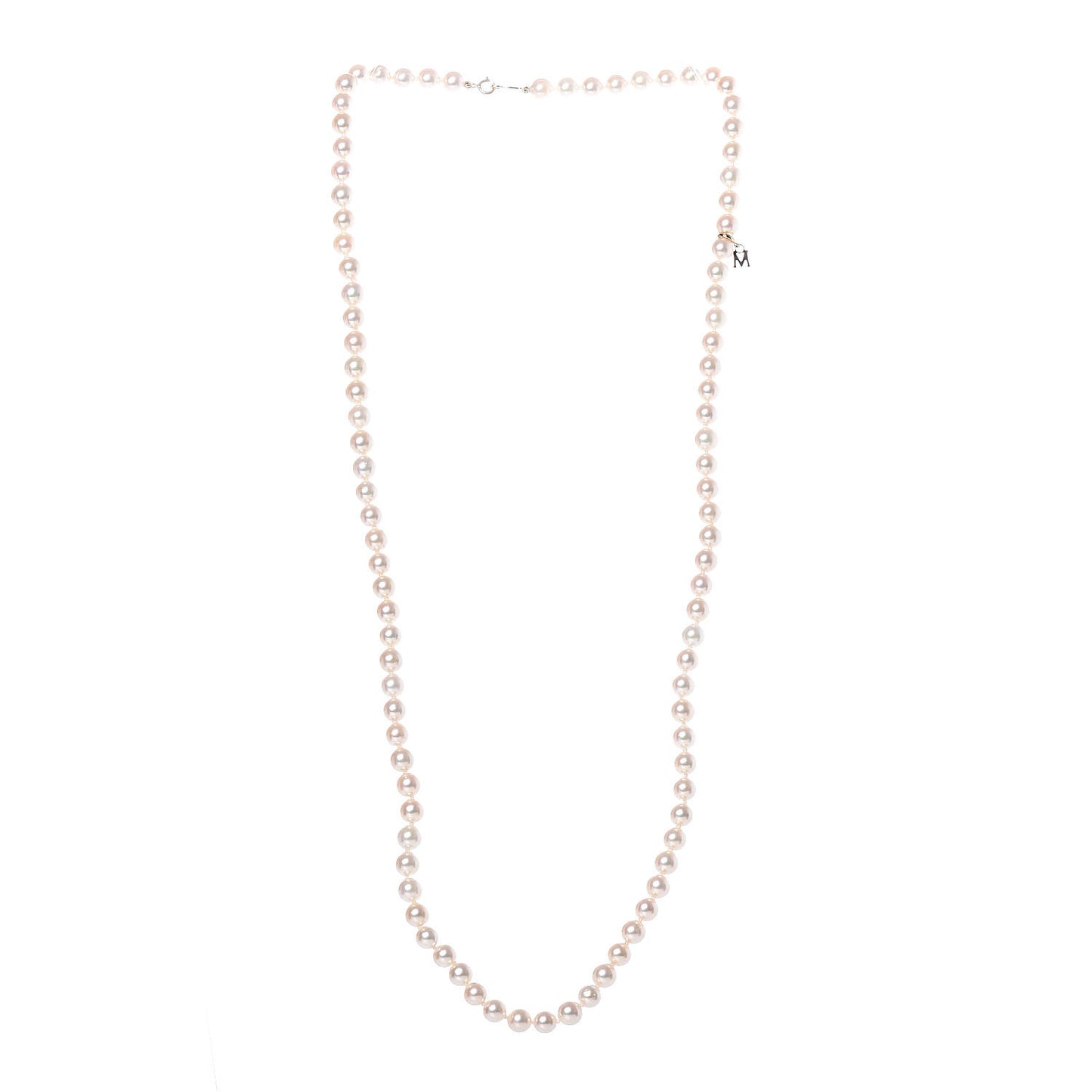 18K Yellow Gold Pearl 6-6.5mm Strand Necklace