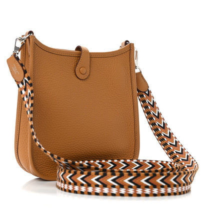 Hermes Taurillon Clemence Allegro Evelyne TPM Sesame 2 of 4
