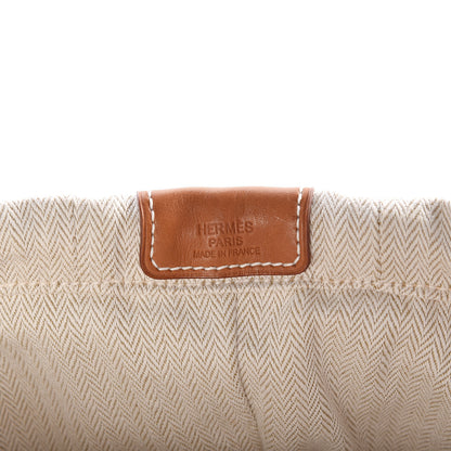 Hermes Canvas Barenia Fourbi 20 PM Pouch Naturel Fauve 7 of 10