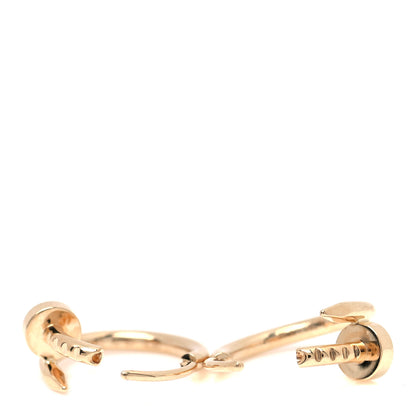 Cartier 18K Yellow Gold Juste Un Clou Hoop Earrings 4 of 4