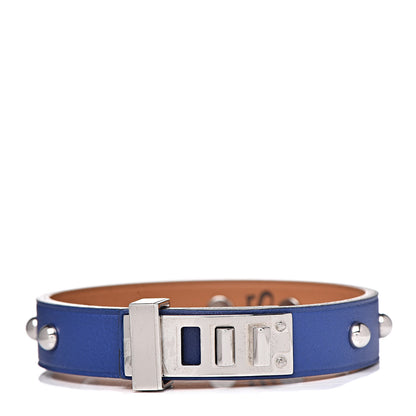 Hermes Swift Mini Dog Clous Ronds Bracelet T3 Bleu Electrique 1 of 5