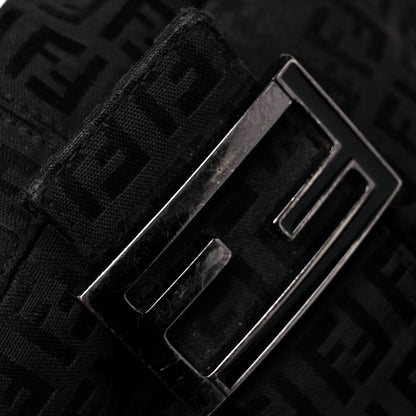 Fendi Zucchino Mama Baguette Black 10 of 10