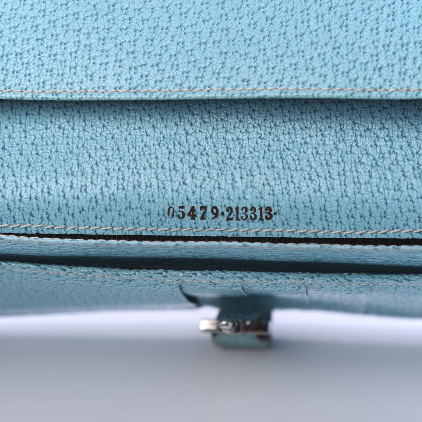 Monogram Calfskin Blake Continental Wallet Turquoise
