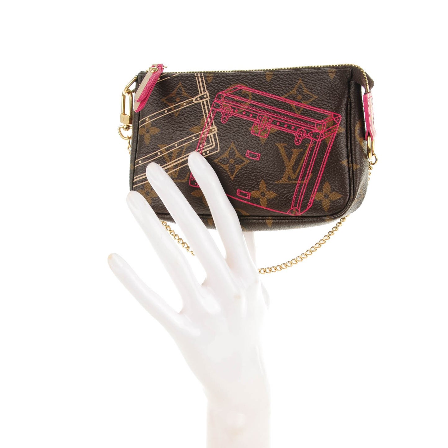 Monogram 2014 Christmas Animation Mini Pochette Accessories