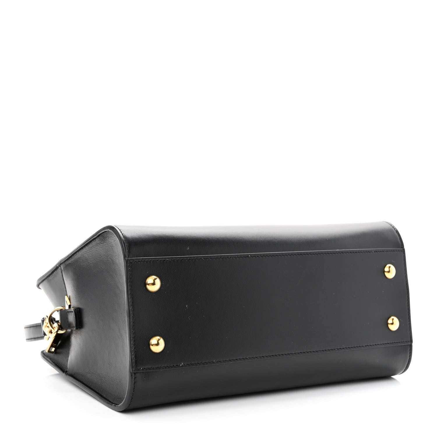 Saint Laurent Calfskin Monogram Baby Cabas Black 4 of 10
