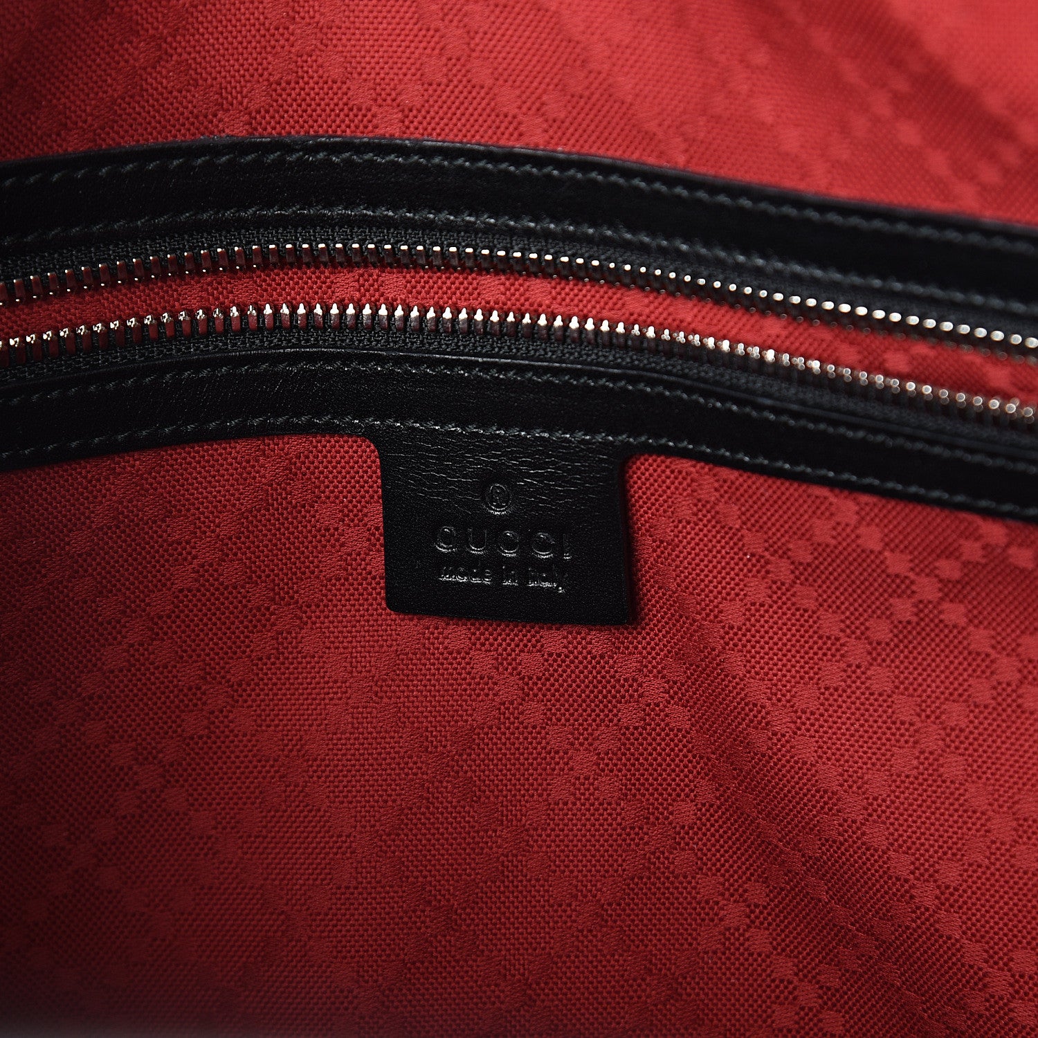 Gucci Calfskin Web Briefcase Black 5 of 8
