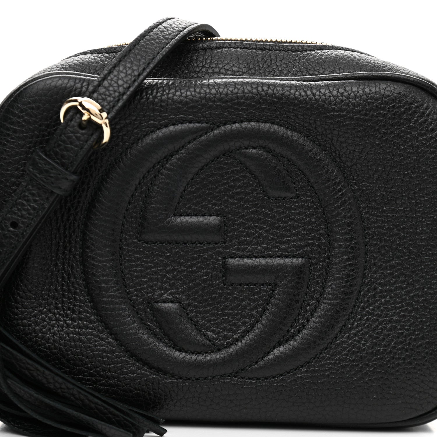 Gucci Pebbled Calfskin Small Soho Disco Bag Black 8 of 10