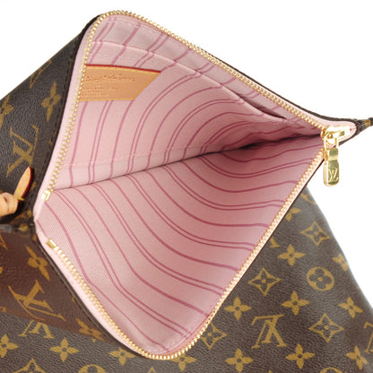 Louis Vuitton Monogram Saint Tropez V Neverfull MM Rose Ballerine 8 of 8