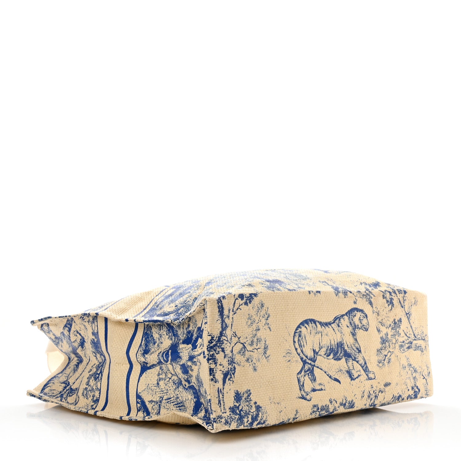 Christian Dior Straw Dioriviera Tote Beige 3 of 9