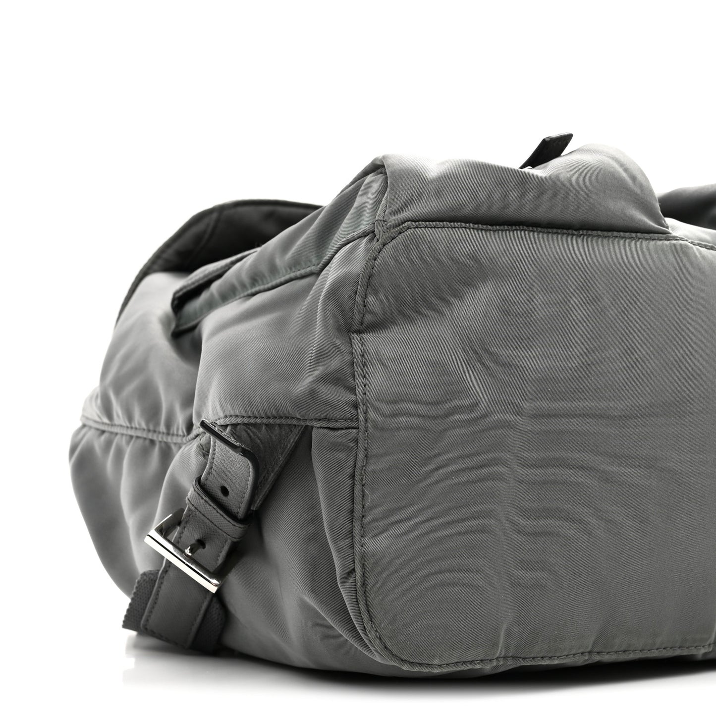 Tessuto Nylon Saffiano Medium Backpack Anthracite