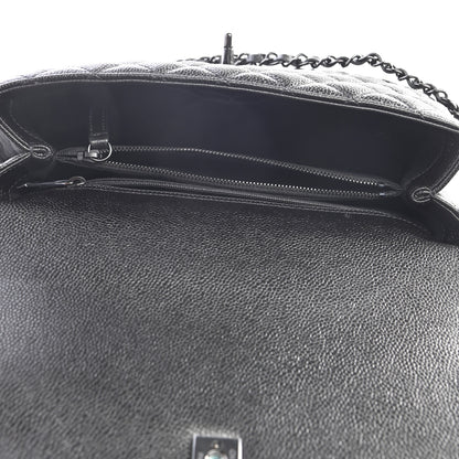 Chanel Caviar Quilted Small Coco Handle Flap So Black 5 of 9