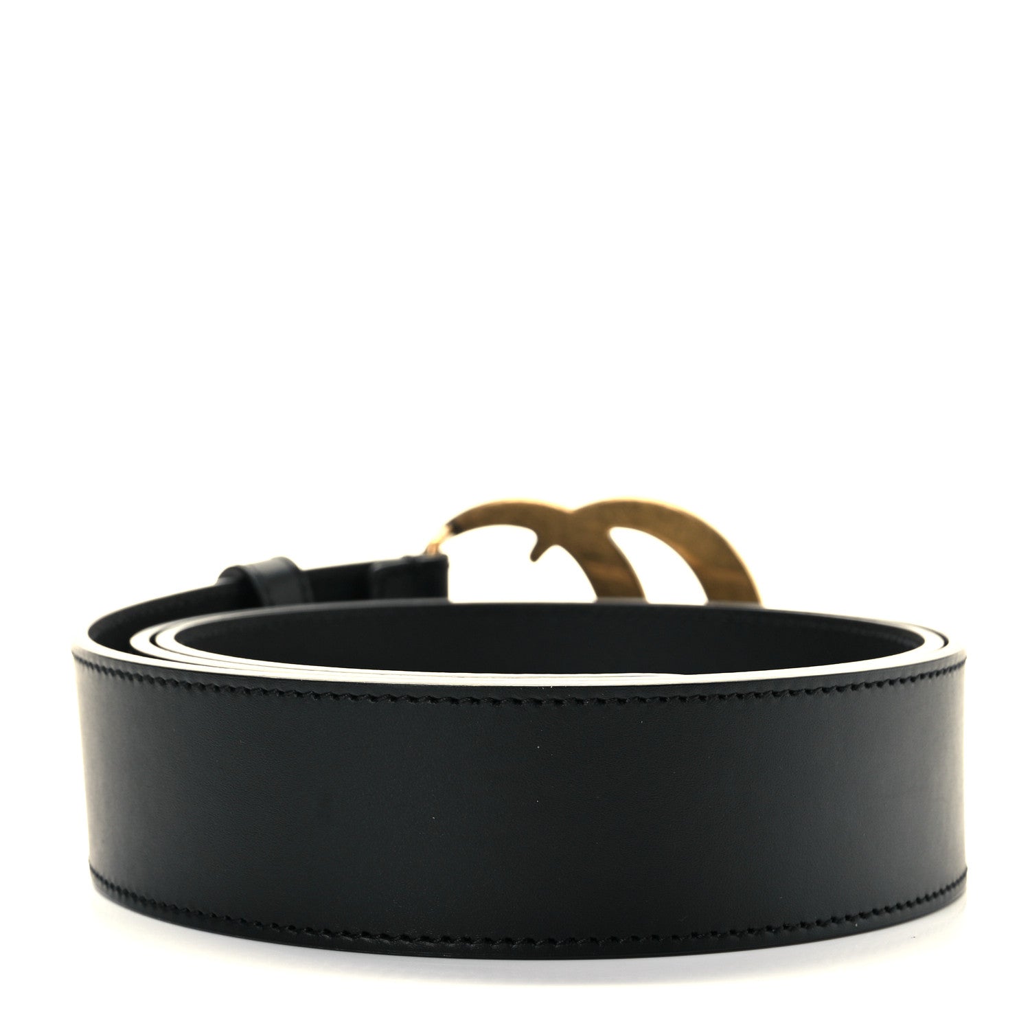 Gucci Calfskin Double G 40mm Belt 95 38 Black 2 of 5