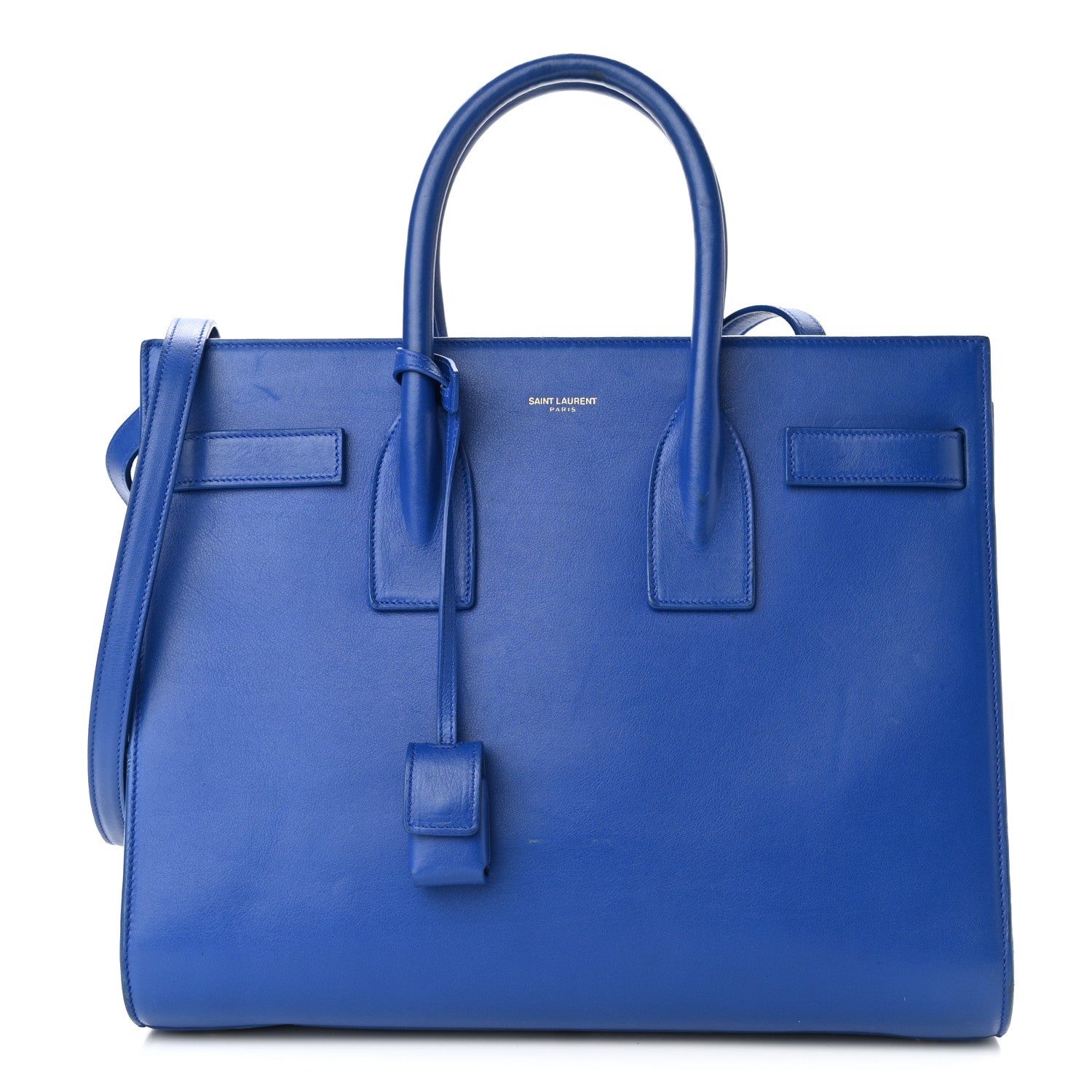 Saint Laurent Calfskin Small Sac De Jour Outremer 1 of 15