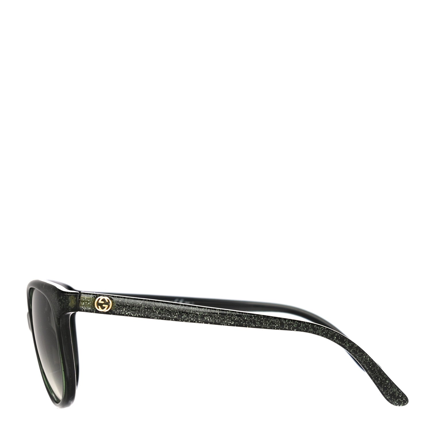 Gucci Acetate Glitter Sunglasses GG 3633/N/S Green 2 of 8