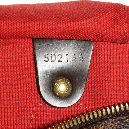 Louis Vuitton Damier Ebene Speedy Bandouliere 30 7 of 8