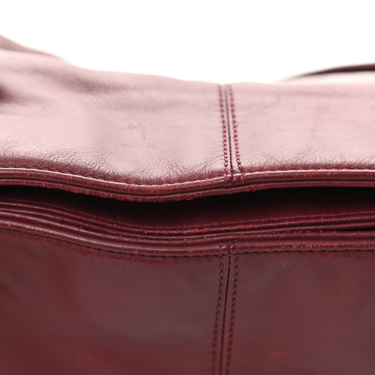 Chanel Calfskin CC Shoulder Bag Red 14 of 14