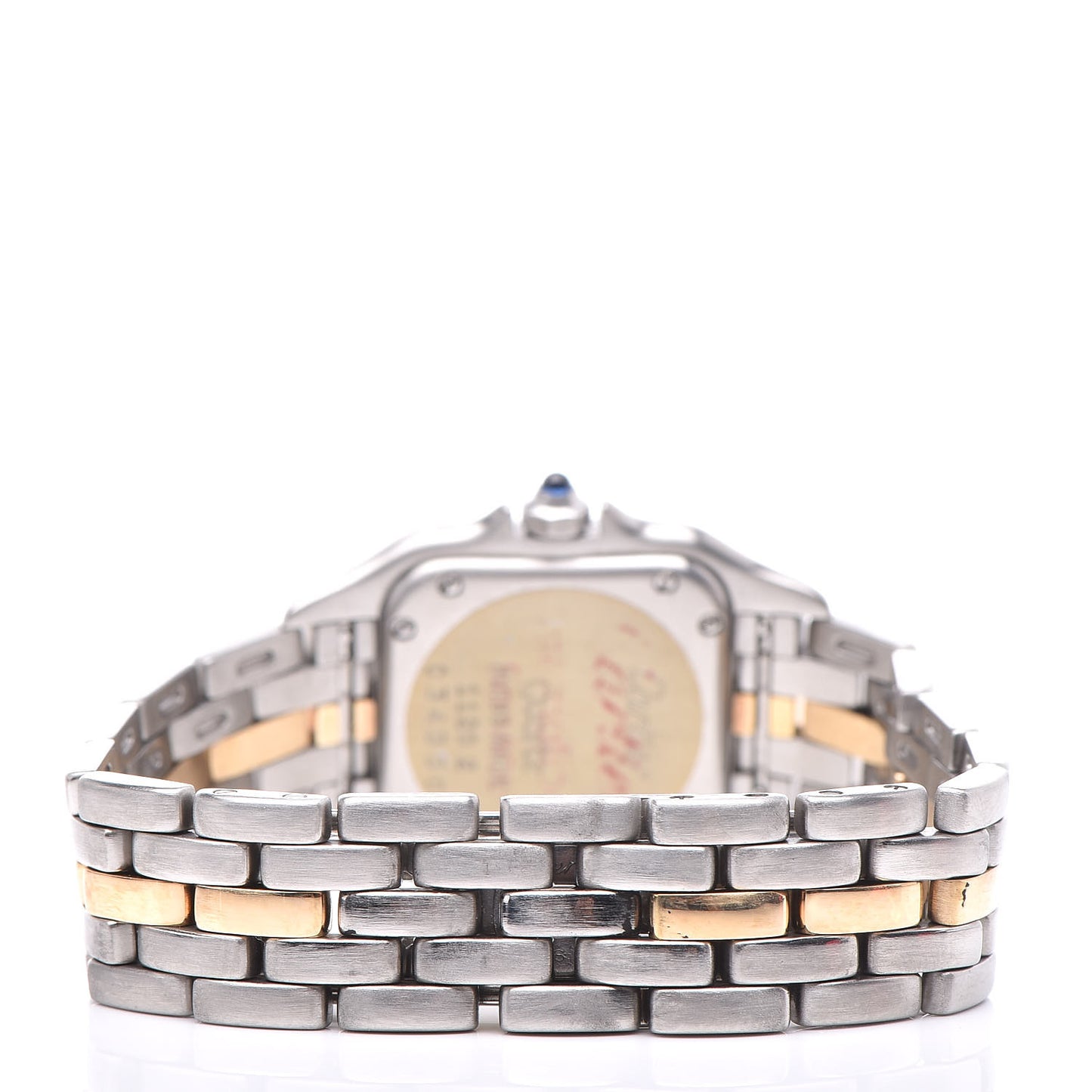 Stainless Steel 18K Yellow Gold 22mm Panthere Quartz Watch