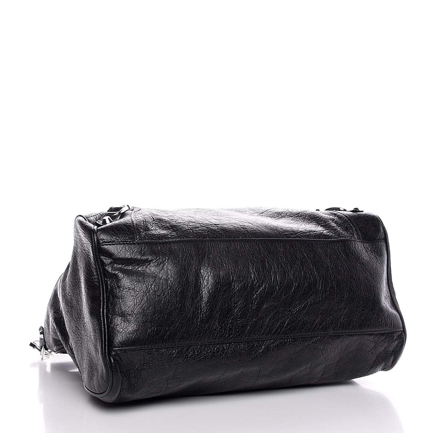 Agneau Classic Silver Hardware Velo Black