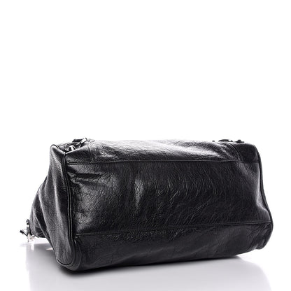 Balenciaga Agneau Classic Silver Hardware Velo Black 5 of 8