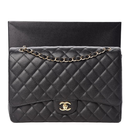 Chanel Caviar Quilted Maxi Single Flap Black 10 of 10