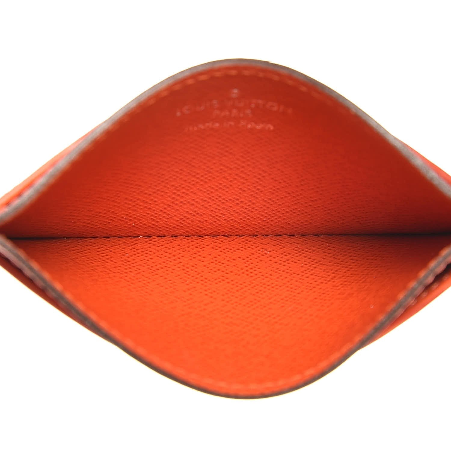Louis Vuitton Epi Card Holder Piment 5 of 7