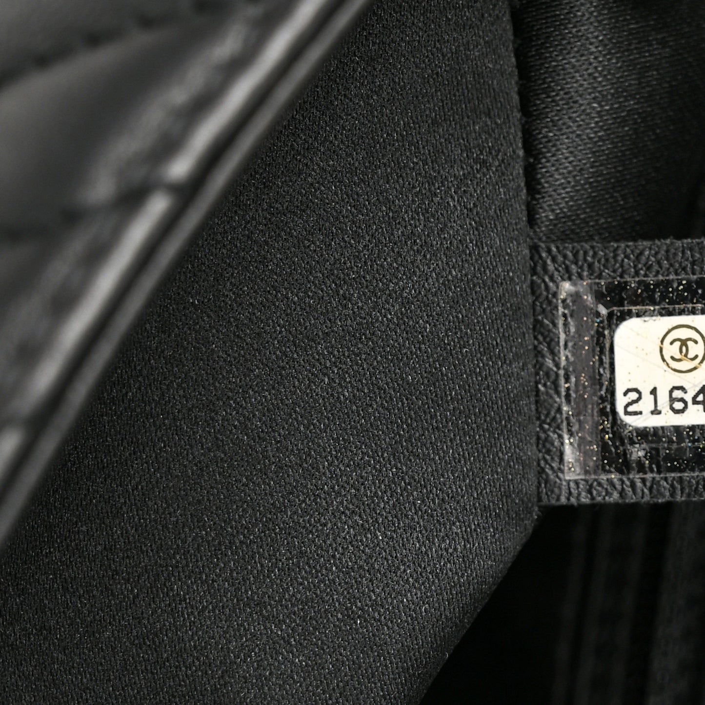 Lambskin Small CC Crossing Flap Black