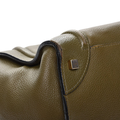 Celine Drummed Calfskin Mini Luggage Jungle 18 of 20