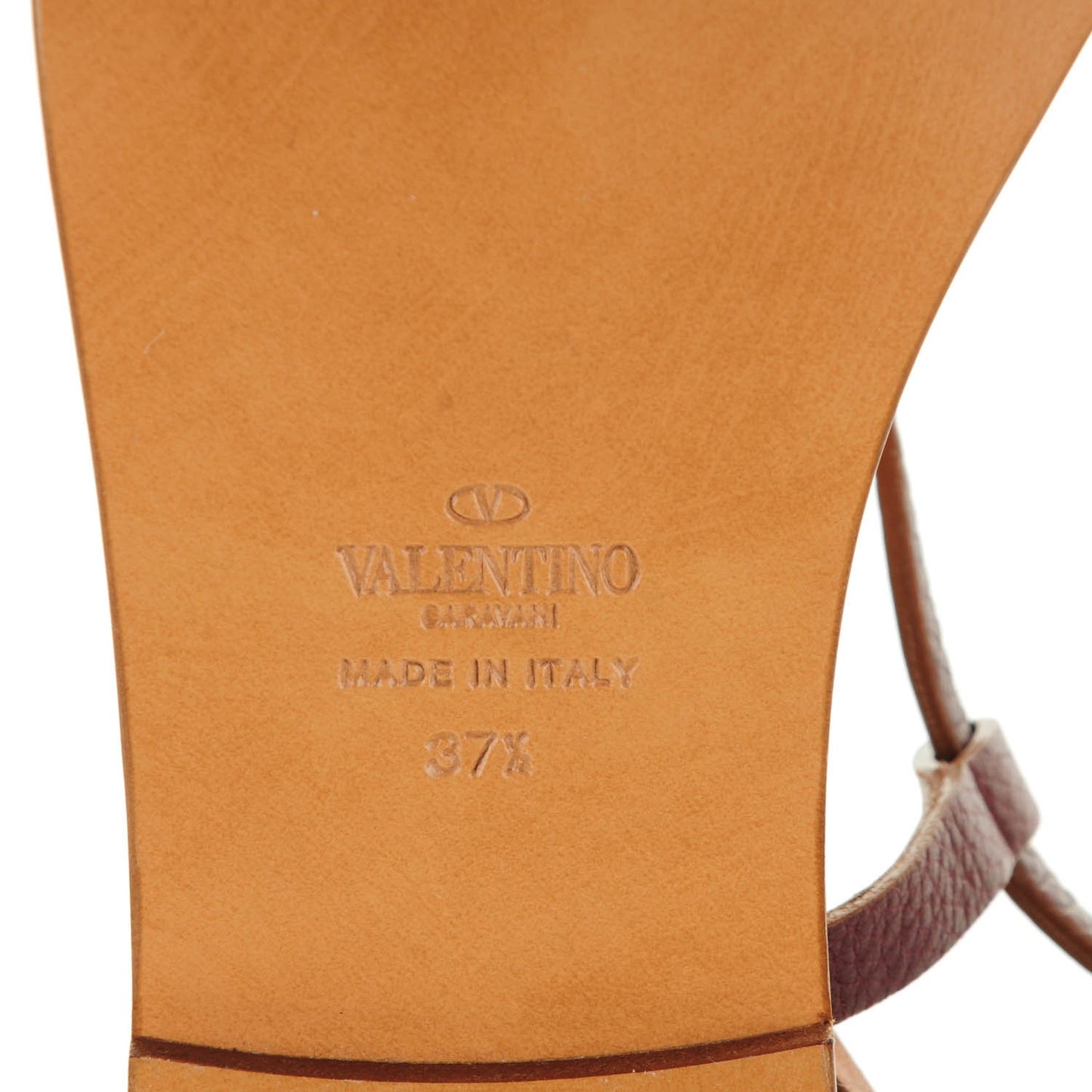 Grained Calfskin Gryphon Slingback Flat Thong Sandals Rubin