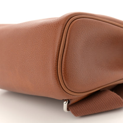 Hermes Natural Barenia Faubourg Hac A Dos PM Backpack Fauve 10 of 13