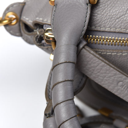 Chloe Calfskin Medium Marcie Satchel Cashmere Grey 10 of 13
