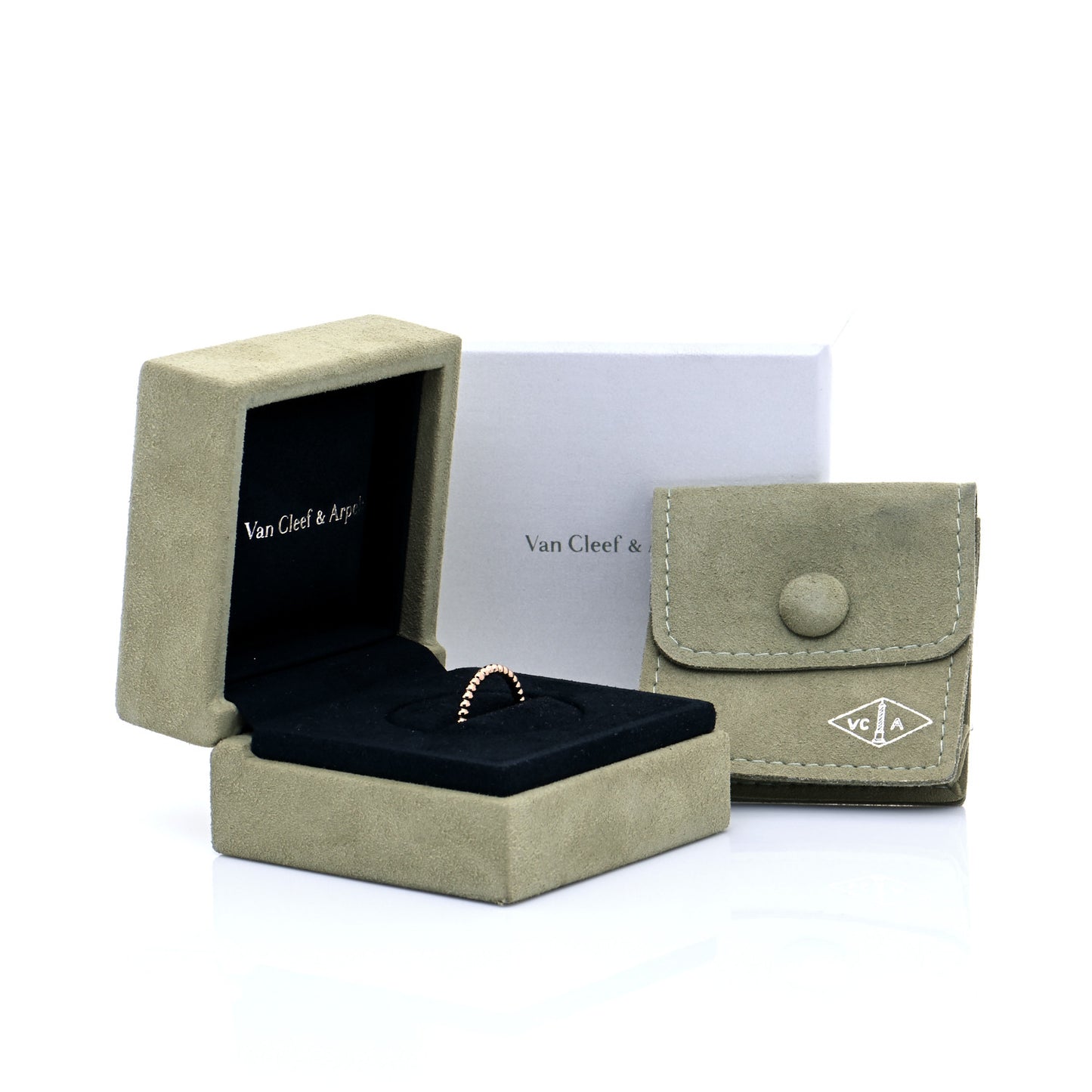18K Rose Gold Small Perlee Ring 54 7