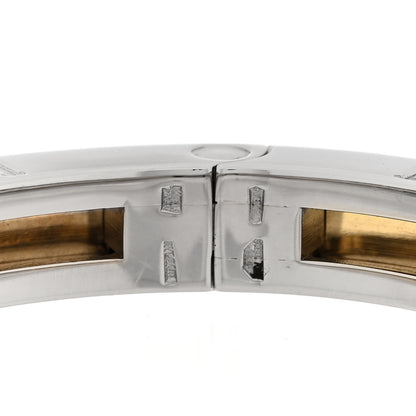 Bulgari 18K Yellow Gold Stainless Steel B.Zero1 Bangle Bracelet 3 of 3