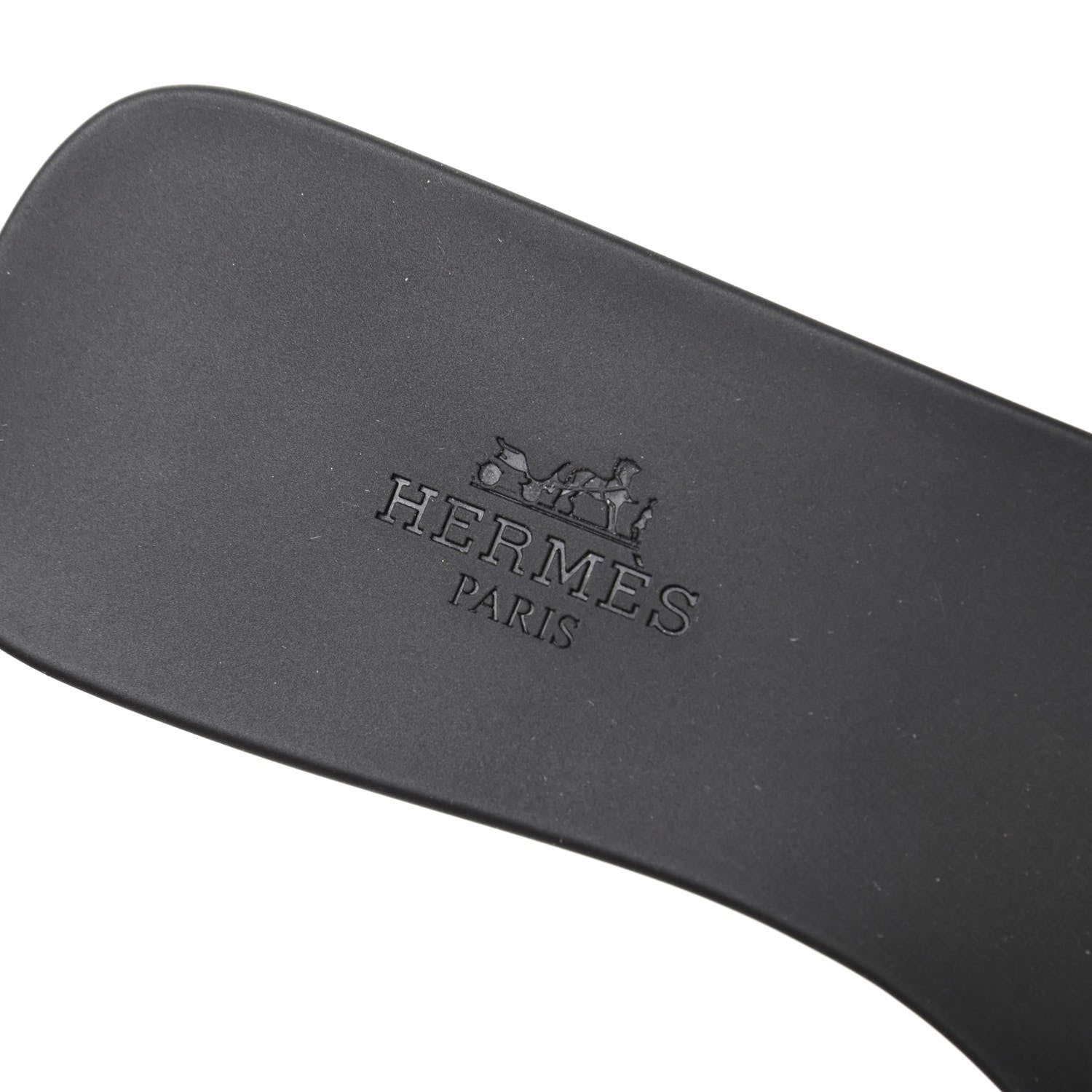 Hermes Rubber Aloha Sandals 36 Black 6 of 8