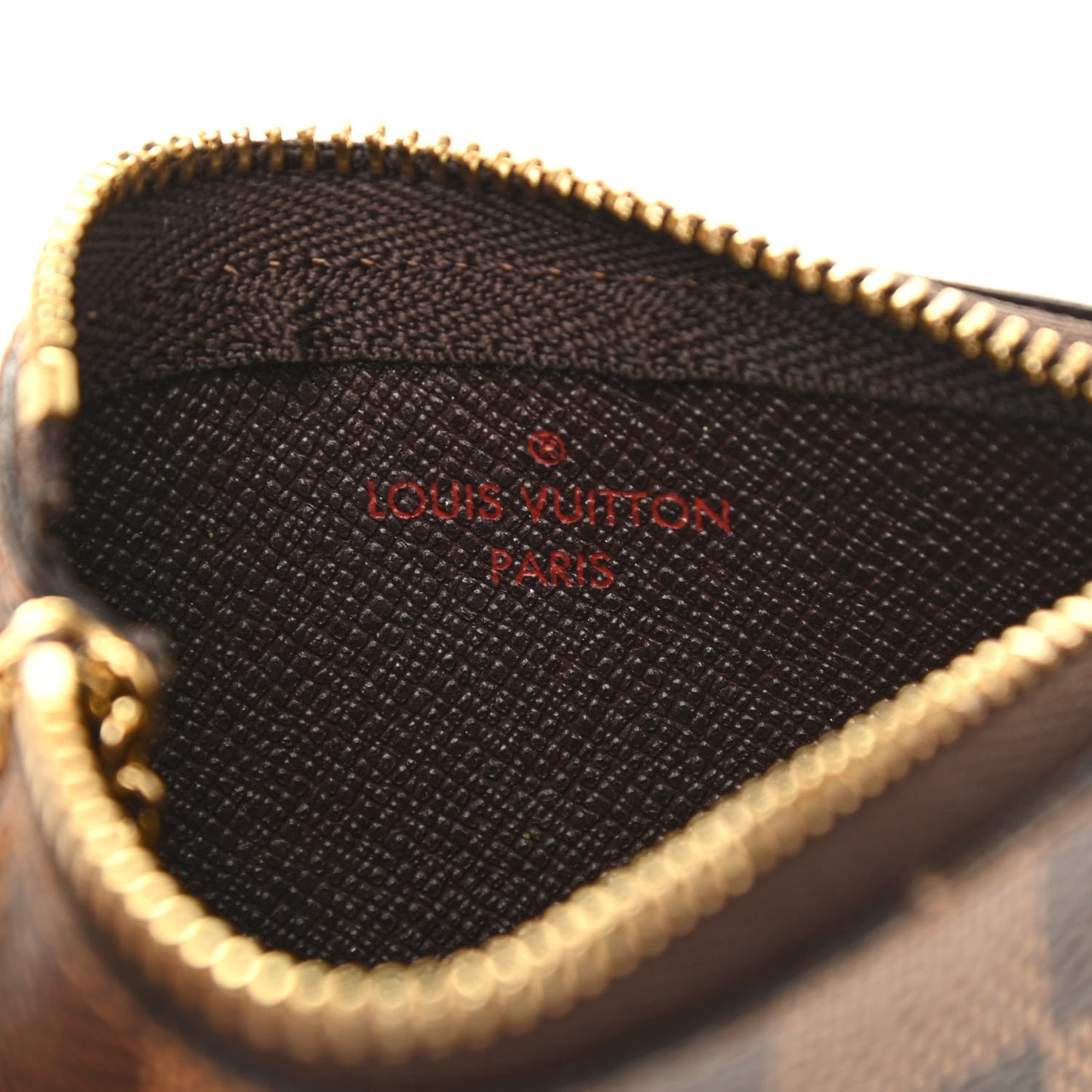 Damier Ebene Key Pouch