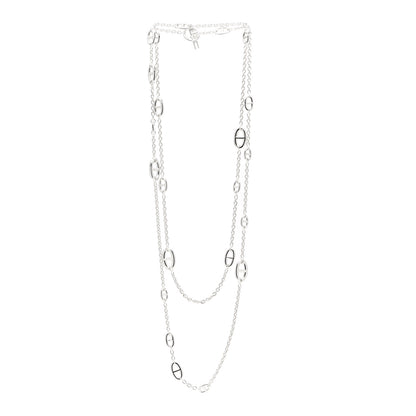Hermes Sterling Silver Farandole Necklace 160 3 of 5