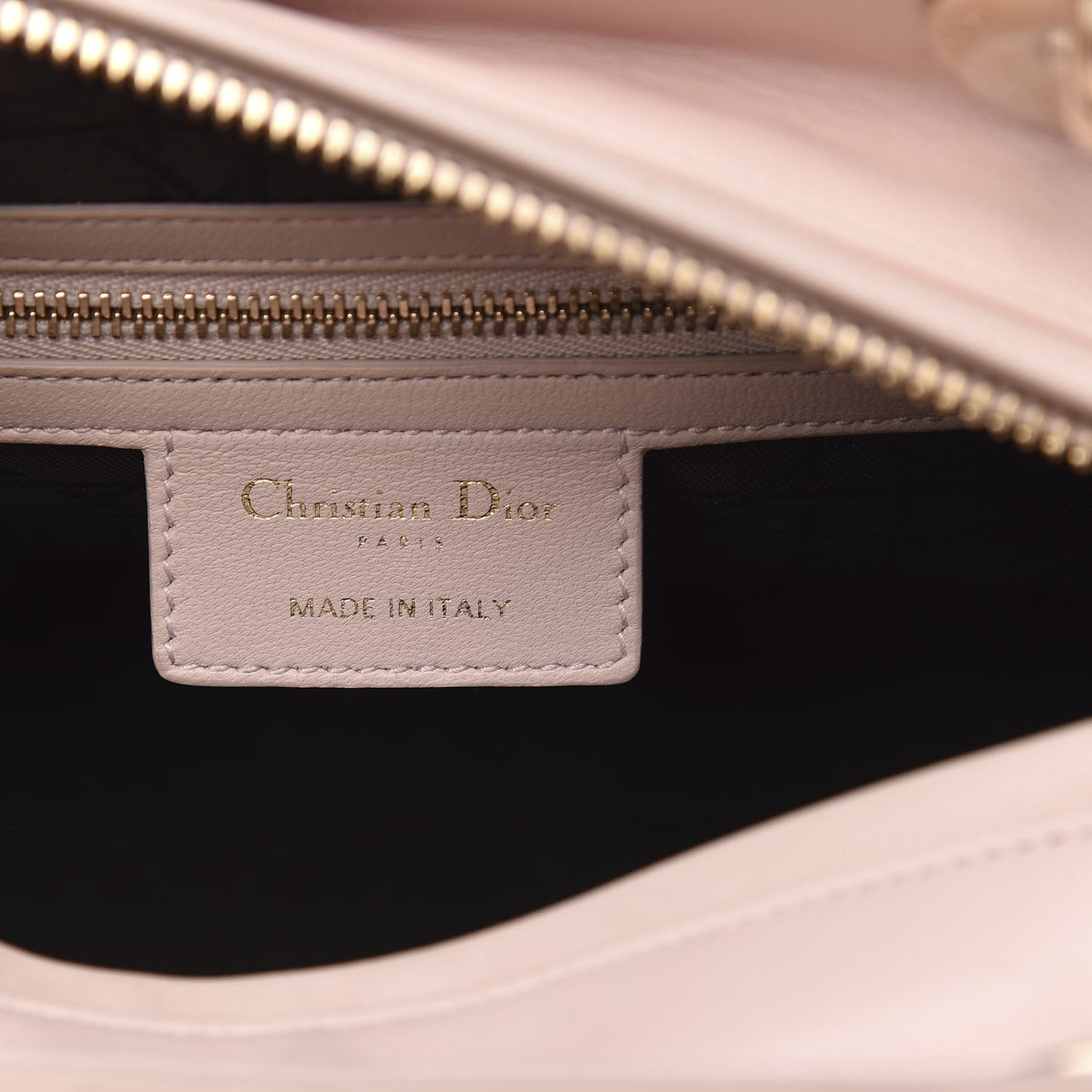 Lambskin Cannage Medium Lady Dior Light Pink