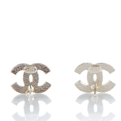 Chanel Crystal CC Earrings Silver 3 of 4