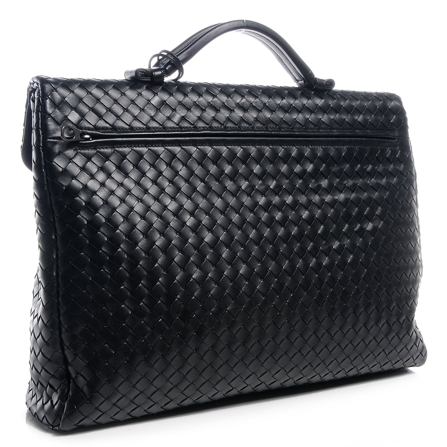 Bottega Veneta Intrecciato VN Briefcase Black 3 of 8
