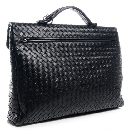 Bottega Veneta Intrecciato VN Briefcase Black 3 of 8