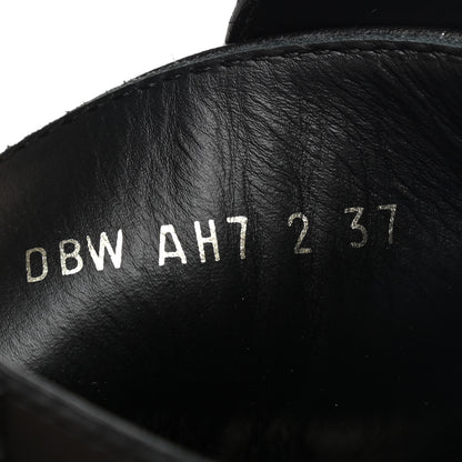 Valentino Garavani Calfskin VLOGO 15/70mm Combat Boots 37 Black 8 of 9