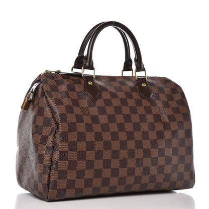 Louis Vuitton Damier Ebene Speedy 30 3 of 12